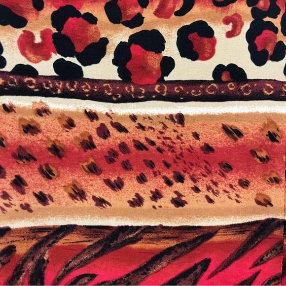 Kathie Lee Brown Animal Print Sleeveless Maxi Dress - Picture 5 of 10